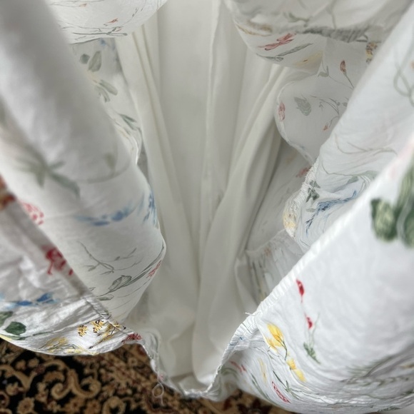 Rare LCW Modest Long Sleeve Ruffled Bottom Long Dress - Picture 13 of 15